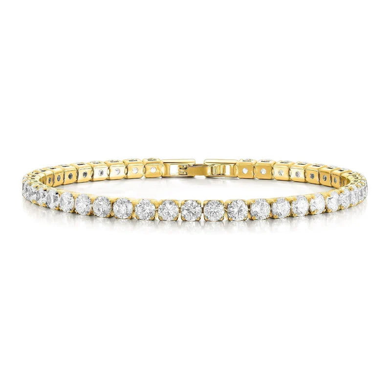 TENNIS ELEGANT ARMBÅND | GULD